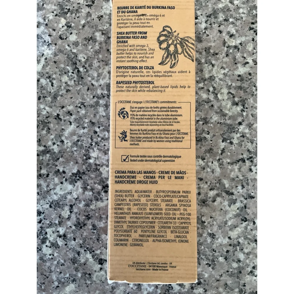 L'OCCITANE Dry Skin Hand Cream with 20% Shea Butter 150ml